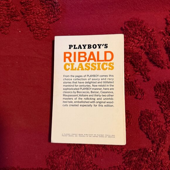 Playboys Ribald Classics First Edition 1966 Adult Tales Of Love & Laughter UNREA - Picture 2 of 3